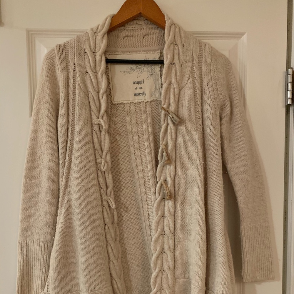 Lambswool/cashmere mix cardigan